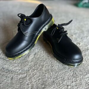 Dr. Martens Black & Yellow Men's Shoes